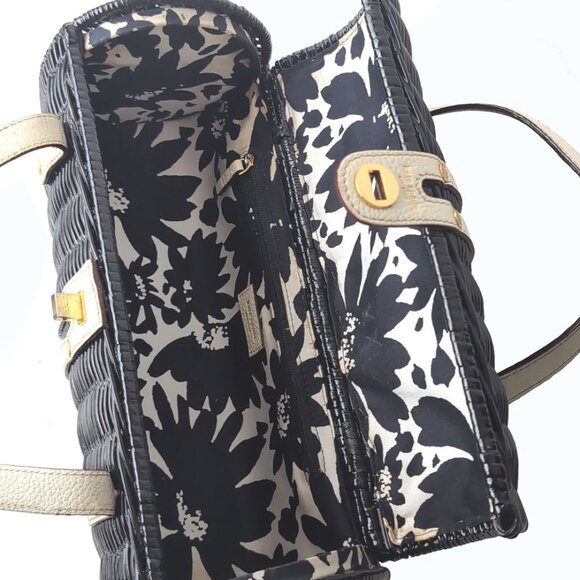 Vintage KATE SPADE Wicker Bag Black Lacquered WICKER - Picture 4 of 13